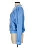 Charming Charlie 100% Polyester Blue Track Jacket Size L - photo 5