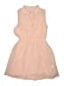 Unbranded 100% Polyester Hearts Pink Dress Size S (kids) - photo 1
