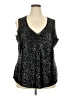 Cupio Black Sleeveless Blouse Size 2X - photo 1