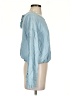 FRAME Denim 100% Tencel Blue Long Sleeve Blouse Size XS - photo 4