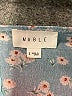 Mable 100% Rayon Floral Blue Romper Size S - photo 4