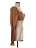 Shein Brown Long Sleeve Blouse Size 6 - photo 4
