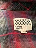 Vans Plaid Burgundy Long Sleeve Button-Down Shirt Size XS - photo 7