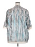 Unbranded 100% Polyester Teal 3/4 Sleeve Blouse Size 3X - photo 2