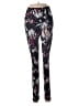 Balance Collection Print Black Purple Active Pants Size M - photo 1