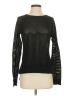Sanctuary Metallic Solid Black Pullover Sweater Size S - photo 1