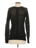Sanctuary Metallic Solid Black Pullover Sweater Size S - photo 2