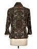 Kathy Che 100% Polyester Animal Print Brown 3/4 Sleeve Blouse Size 10 - photo 2
