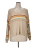 LoveRiche Stripes Tan Pullover Sweater Size 1X - photo 1