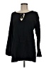 Be Creative Black Long Sleeve Blouse Size M - photo 1