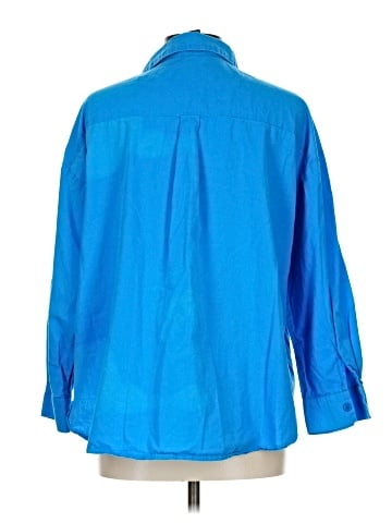 Forever 21 3/4 Sleeve Button-Down Shirt (view 2)