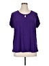 Diana Belle Purple Short Sleeve Top Size 1X - photo 1