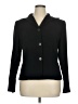 Carmen Marc Valvo Collection 100% Polyester Black Blazer Size 14 - photo 1