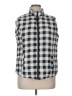 Fresh 100% Polyester Checkered-gingham Gray Vest Size XL - photo 1