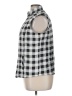 Fresh 100% Polyester Checkered-gingham Gray Vest Size XL - photo 5