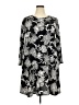Apt. 9 Paisley Gray Black Casual Dress Size XXL - photo 1