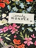 Emily Wonder 100% Polyester Floral Black 3/4 Sleeve Blouse Size 2X - photo 7