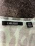 Carlisle Animal Print Silver Silk Cardigan Size M - photo 7