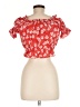 Whistles 100% Viscose Red Short Sleeve Blouse Size 2 - photo 2
