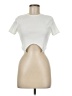 MIHOLL Ivory Short Sleeve Top Size M - photo 1