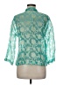 Connie Roberson Teal 3/4 Sleeve Blouse Size M - photo 2