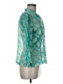 Connie Roberson Teal 3/4 Sleeve Blouse Size M - photo 4