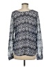 cruel 100% Polyester Blue Long Sleeve Top Size M (estimated) - photo 2