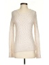 White House Black Market Metallic Ivory Pullover Sweater Size XS - photo 1