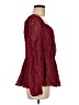 Torrid Burgundy Long Sleeve Blouse Size Med Plus (00) - photo 4