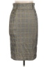 Mystic Plaid Gray Formal Skirt Size L - photo 1