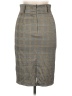 Mystic Plaid Gray Formal Skirt Size L - photo 2