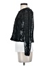 Adrianna Papell 100% Polyester Metallic Silver Black Jacket Size S (petite) - photo 5