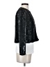 Adrianna Papell 100% Polyester Metallic Silver Black Jacket Size S (petite) - photo 4