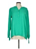 Violet & Claire 100% Polyester Green Long Sleeve Blouse Size L - photo 1