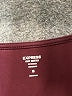 Express Burgundy Bodysuit Size XS - photo 3