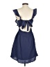 Le Lis Solid Blue Casual Dress Size S - photo 2