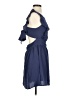 Le Lis Solid Blue Casual Dress Size S - photo 4