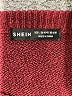 Shein 100% Polyester Stars Burgundy Pullover Sweater Size L - photo 7