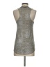 Trouve Silver Sleeveless T-Shirt Size XS - photo 2