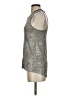 Trouve Silver Sleeveless T-Shirt Size XS - photo 5