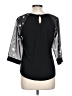 Fervour Black 3/4 Sleeve Top Size L - photo 2
