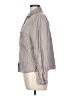Express 100% Rayon Gray Long Sleeve Button-Down Shirt Size L - photo 5