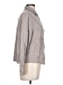 Express 100% Rayon Gray Long Sleeve Button-Down Shirt Size L - photo 4