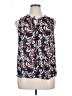 Fun2Fun 100% Polyester Floral Blue Sleeveless Blouse Size XL - photo 1