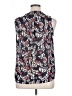 Fun2Fun 100% Polyester Floral Blue Sleeveless Blouse Size XL - photo 2