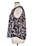 Fun2Fun 100% Polyester Floral Blue Sleeveless Blouse Size XL - photo 5