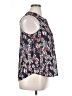 Fun2Fun 100% Polyester Floral Blue Sleeveless Blouse Size XL - photo 4