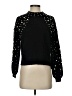Sincerely Jules Polka Dots Black Pullover Sweater Size S - photo 1