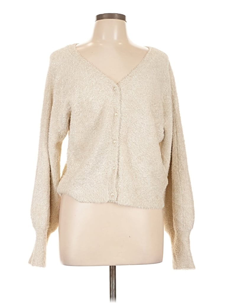 Pre-owned On 34th Cardigan Sweater In Tan