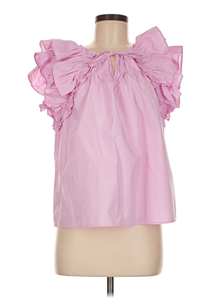 Pre-owned Thml Sleeveless Blouse In Pink